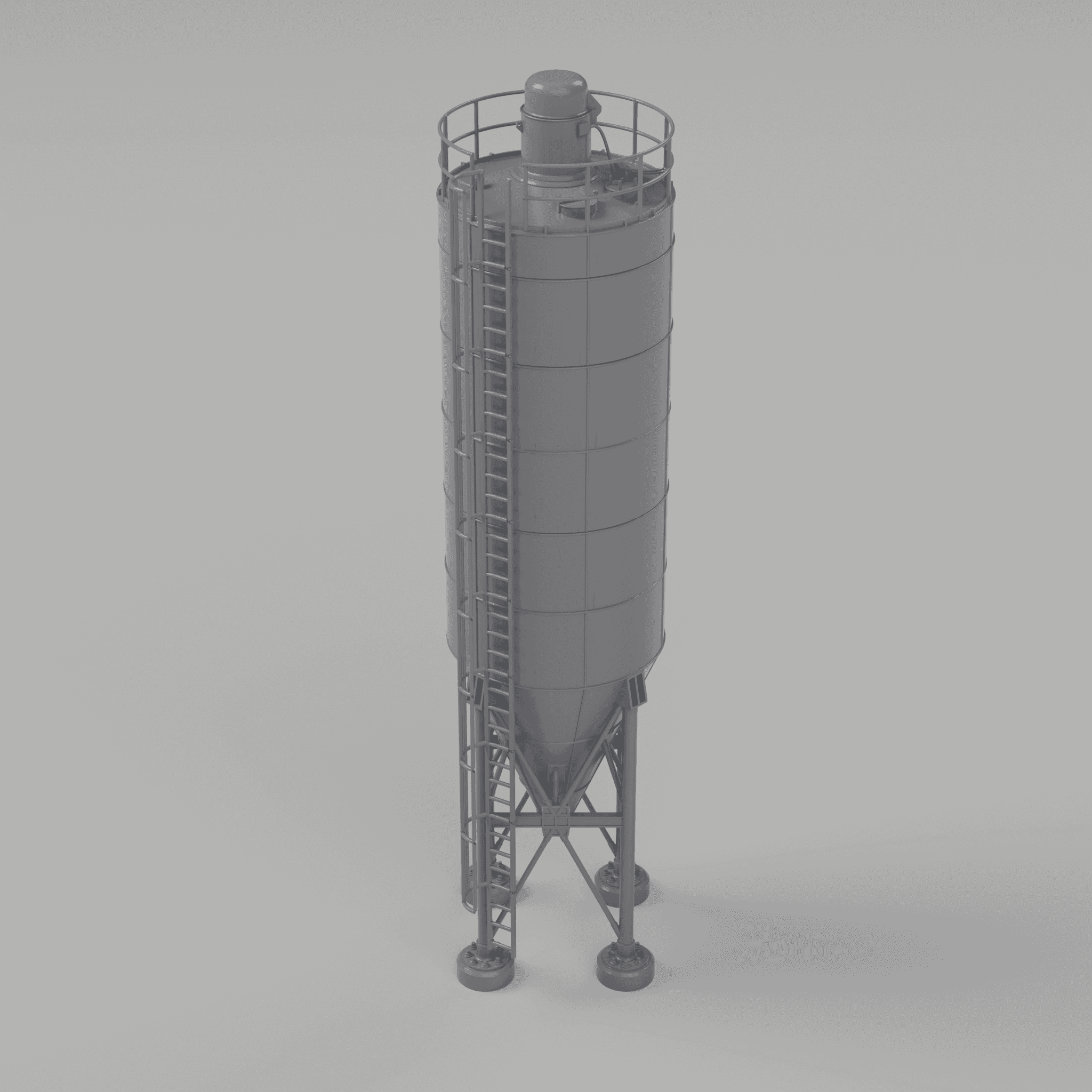Cement storage silo