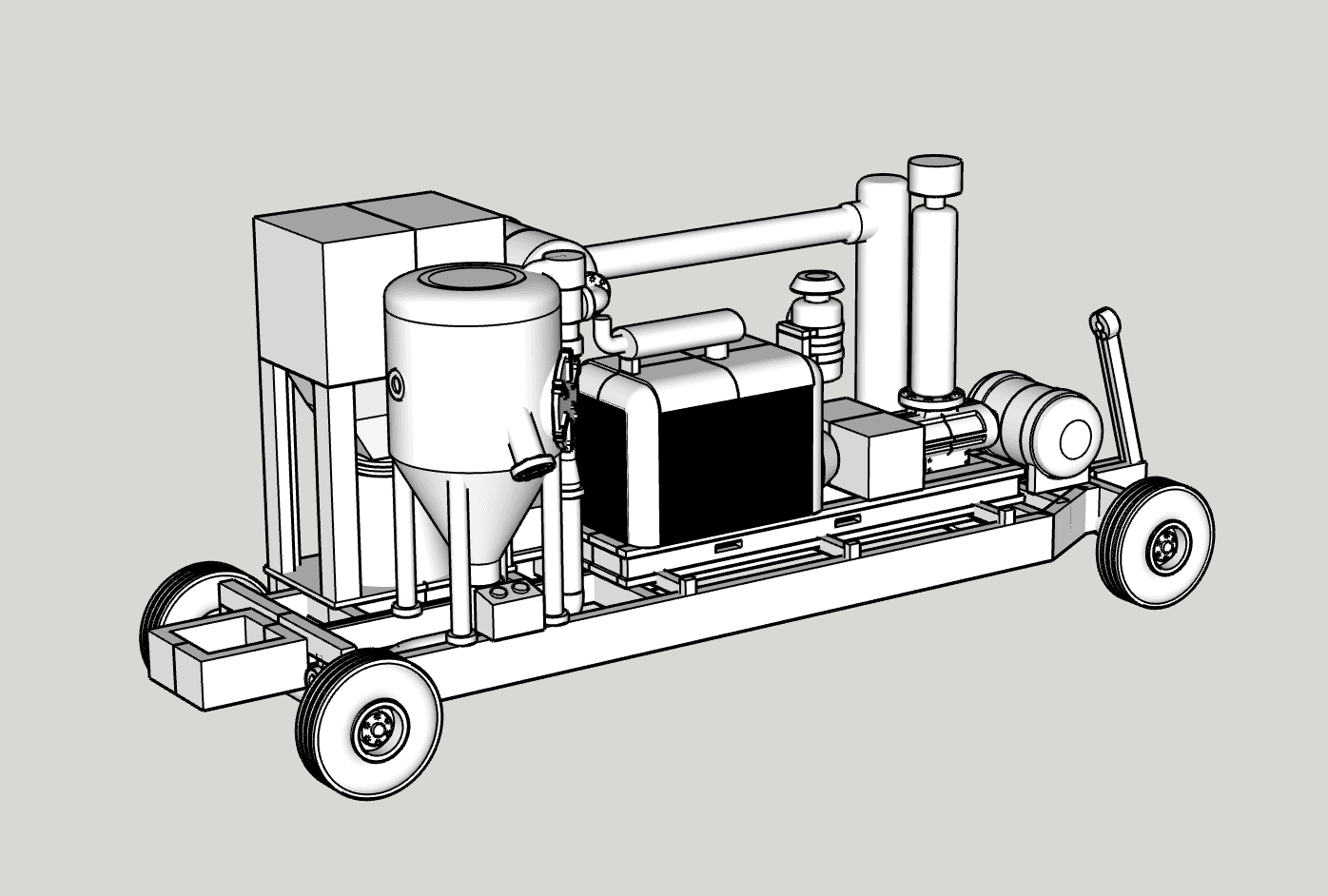 Pneumatic Transload Cart